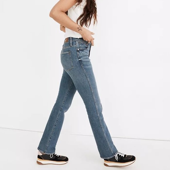 NWT Madewell '90s High-Rise Bootcut Jeans in Edgewood Wash 23 - Picture 2 of 5